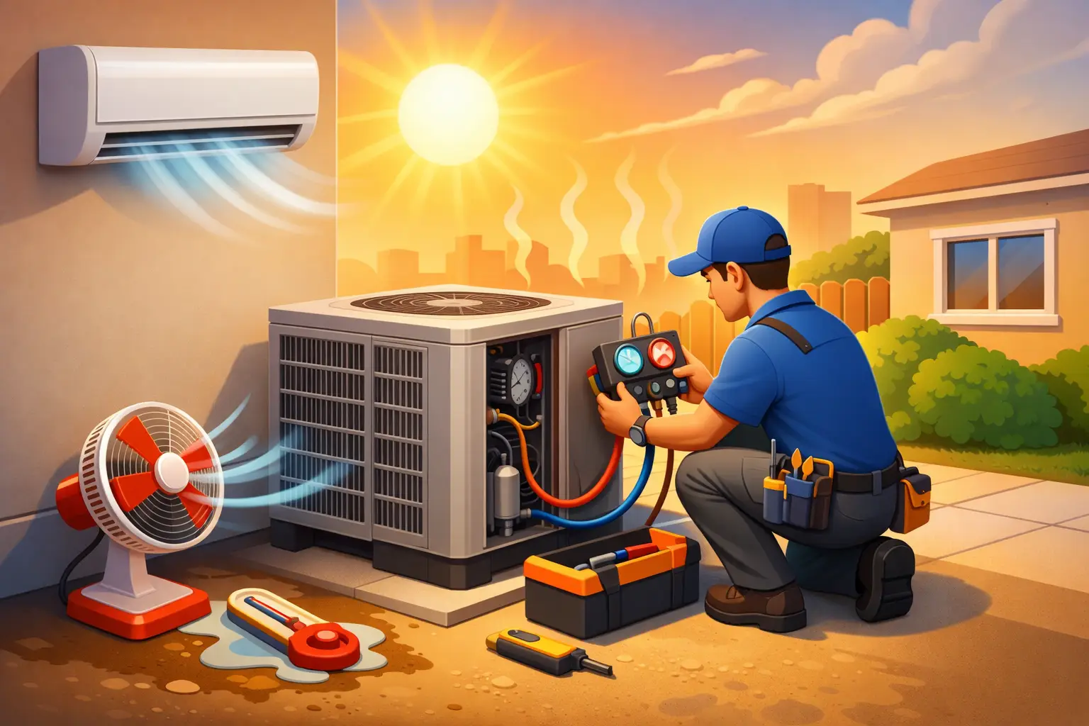 Same Day AC Repair When the Heat Hits